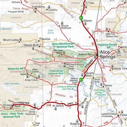 Australia Supermap - 1370x1200 - Unlaminated