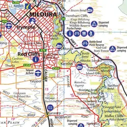 Victoria's Deserts 4WD Map