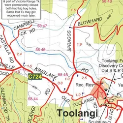 Toolangi - Macedon Map