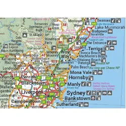 New South Wales State Map - 1000x700 - Laminated