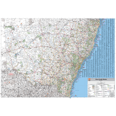 New South Wales State Map - 1000x700 - Unlaminated