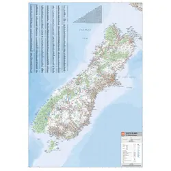 South Island New Zealand Map