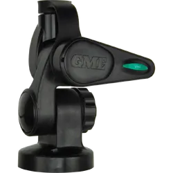 Double Swivel Round Antenna Base - Suit Aw36Xx Whips - Black