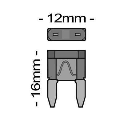 Mini blade fuse 50 Pack (7A)