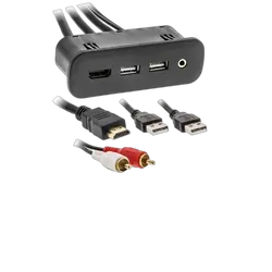 Dodge/Jeep: Usb/Aux/Hdmi Replacement Panel