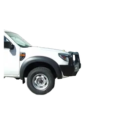 ECB Big Tube Bar to Suit Ford Ranger PK 04/09 to 09/11 Silver Hammer Tone