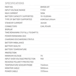 500A Bluetooth Battery Monitor Kit