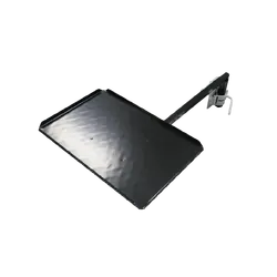 BBQ ARM Kit For Caravan Or Trailer Large Black Powdercoat 850mm - Jockey Wheel Clamp