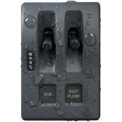 Blue Sea Systems Weatherdeck 12V Dc Waterproof Switch Panel - 2 Position