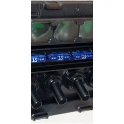 Blue Sea Systems Weatherdeck 12V Dc Waterproof Fuse Panel - Gray 6 Positions