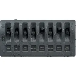 Blue Sea Systems Weatherdeck 12V Dc Waterproof Switch Panel - 8 Position