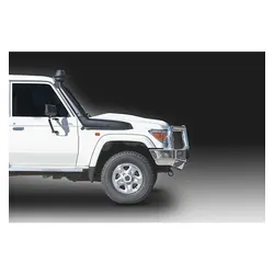 ECB Big Tube Bar to Suit Toyota Landcruiser 75 Series Single Cab 11/16-08/23 Black Ripple