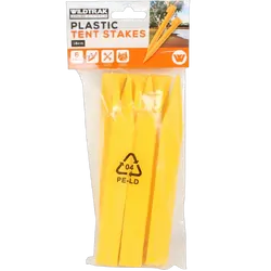 Wildtrak Tent Pegs Plastic 180Mm 6Pk Ac Cc0023