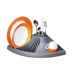 Wildtrak Dish Corner Rack With Drip Tray 49X34X9Cm