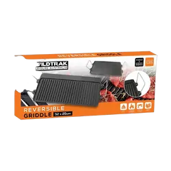 Wildtrak Reversible Griddle Cast Iron 3Br Stove 52Cm
