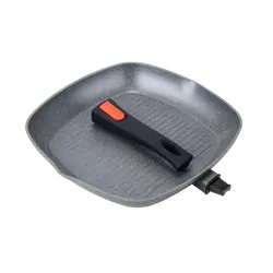 Wildtrak Compact Grill Pan 28Cm Non Stick Detach Handle