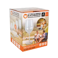 Wildtrak Tritan Wine Glass 355Ml 4 Pack