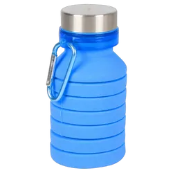 Wildtrak Expanda Water Bottle 550Ml Silicon W Carabiner 2Asst Clr