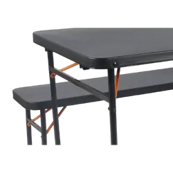 Wildtrak Picnic Table 3Pc 102Cm Black