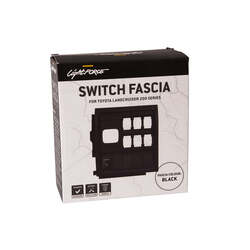 Lightforce Replacement Switch Fascia To Suit Toyota Landcruiser 200 Series - Black