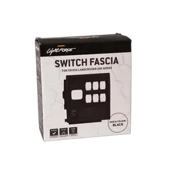 Lightforce Replacement Switch Fascia To Suit Toyota Landcruiser 200 Series - Black