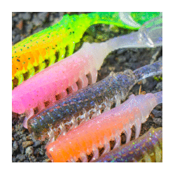Rapala Crush City Creeper 3.25" Soft Plastic Bloodworm Uv