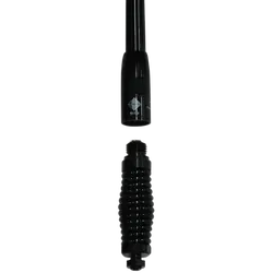 RFI UHF CB 5dBi Collinear Antenna (477 MHz); 5m FME(F), UHF(M) Adaptor + CDQ3000 - Black