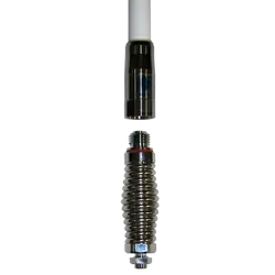 RFI UHF CB 8dBi Collinear Antenna (477 MHz); 5m FME(F) & UHF(M) Adaptor - White