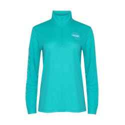Nomad Design Collared Fishing Jersey Womens Classic Squid - Sea Green - 10