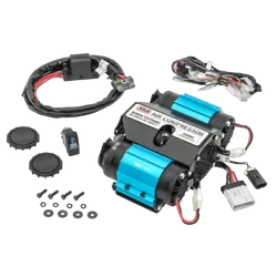 ARB Twin High Output Air Compressor & Tuff Terrain Multi Tyre Deflator/Inflator Kit (4 Valve)