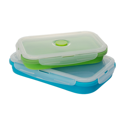 Supex Collapsible Rectangle Containers - Pack Of 2