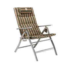 Coleman Chair Flat Fold 5 Position Padded with Glassp (Classic)