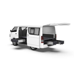 4WD Interiors Fixed Floor Side Drawers & Fixed Floor Rear Drawers suits Toyota Hiace Van 01/2005-04/2019