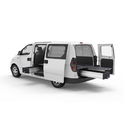 4WD Interiors Fixed Floor Side Drawers & Single Roller Floor Rear Drawers Hyundai Iload Van 01/2009-12/2021