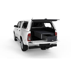 4WD Interiors Fixed Floor Drawer suits Toyota Hilux Dual Cab Sr5 A Deck 03/2005-09/2015