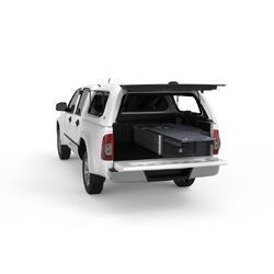 4WD Interiors Fixed Floor Drawer Holden Rodeo Dual Cab 12/2002-07/2012