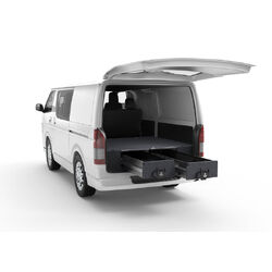 4WD Interiors Fixed Floor Drawers suits Toyota Hiace Van 01/2005-04/2019