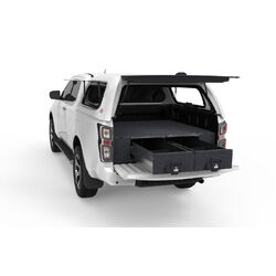 4WD Interiors Fixed Floor Drawers Isuzu D-Max Space Cab/Extra Cab 10/2020-Current