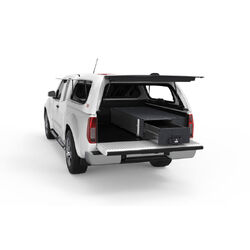 4WD Interiors Fixed Floor Drawer Nissan Navara D40 Stx King/Extra Cab 11/2005-03/2015