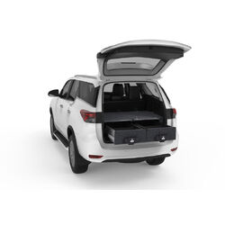 4WD Interiors Fixed Floor Drawers suits Toyota Fortuner Wagon 01/2015-Current
