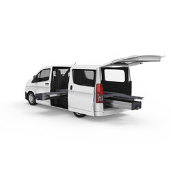 4WD Interiors Single Roller Floor Side Drawers & Single Roller Floor Rear Drawers suits Toyota Hiace Van 05/2019-Current