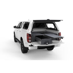 4WD Interiors Single Roller Floor Drawers Isuzu D-Max Dual Cab 10/2020-Current