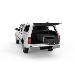 4WD Interiors Roller Floor Drawer Holden Rodeo Dual Cab 12/2002-07/2012