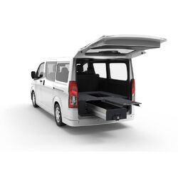 4WD Interiors Single Roller Floor Drawers suits Toyota Hiace Van 05/2019-Current