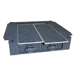 Drawers System To Suit Toyota Landcruiser 100 Series Wagon 04/98 - 11/07 Single Roller
