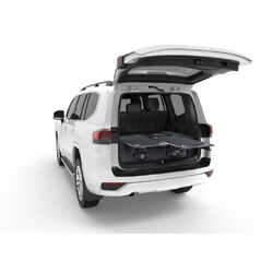 4WD Interiors Dual Roller Floor Drawers suits Toyota Landcruiser 300 Series 5 Seat Wagon 07/2021-Current