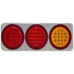 Supex Stop/Tail/Indicator, Chrome Base