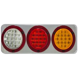 Supex Stop/Tail/Indicator/Reverse, Chrome Base