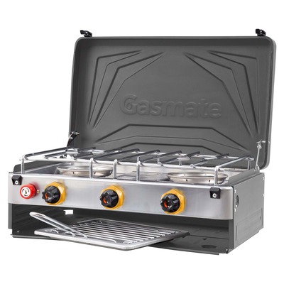 Gasmate Gasmate Turbo 2 Burner Lpg Stove & Grill