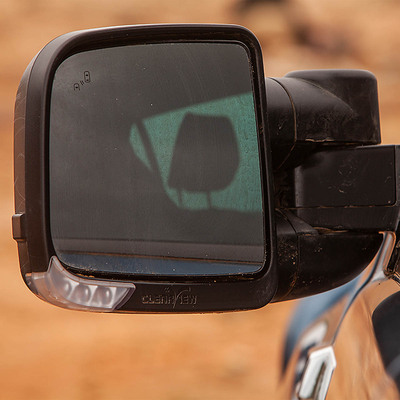 Clearview Towing Mirrors [Compact, Pair, Power-fold, Multi-Signal, Electric, Black] - Mitsubishi Triton 2015 on